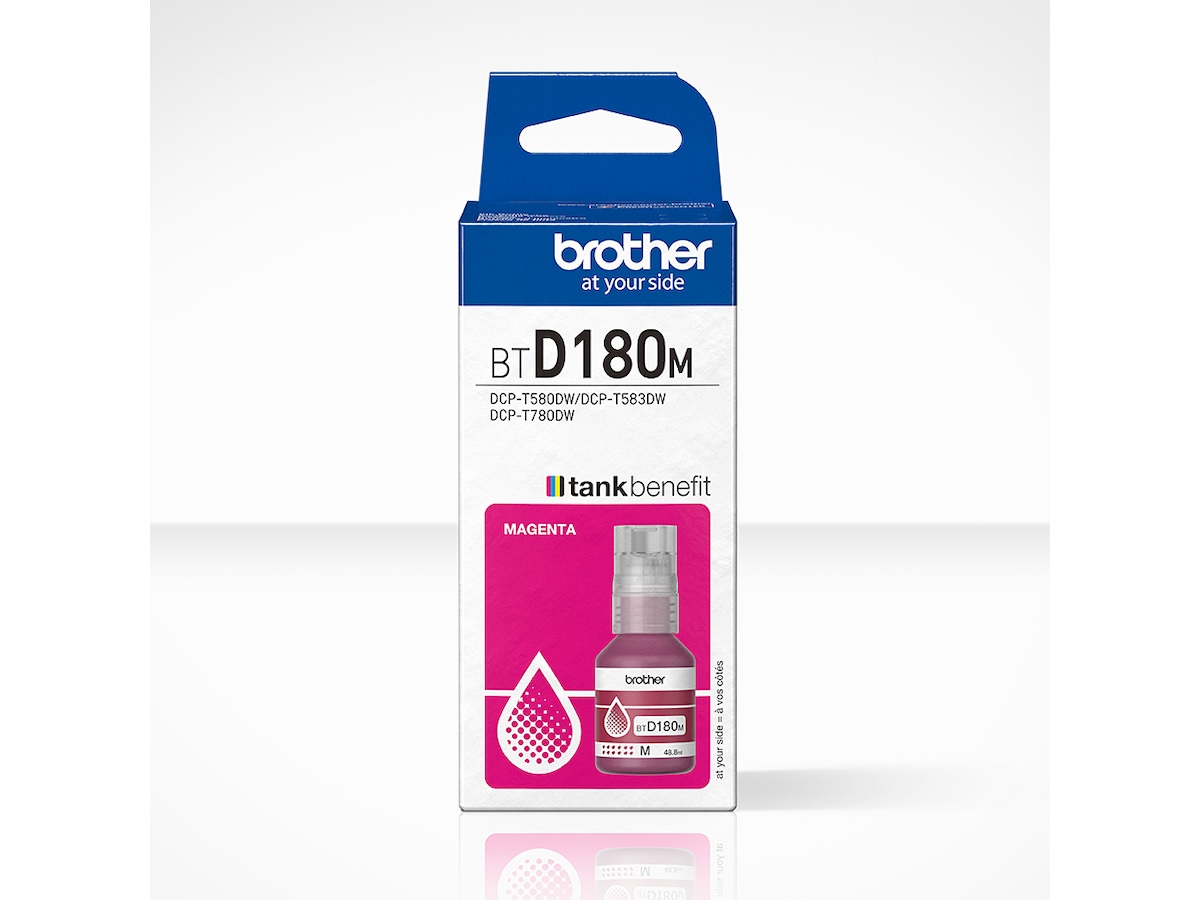 Brother BTD180M blekkflaske Magenta Blekkpatroner