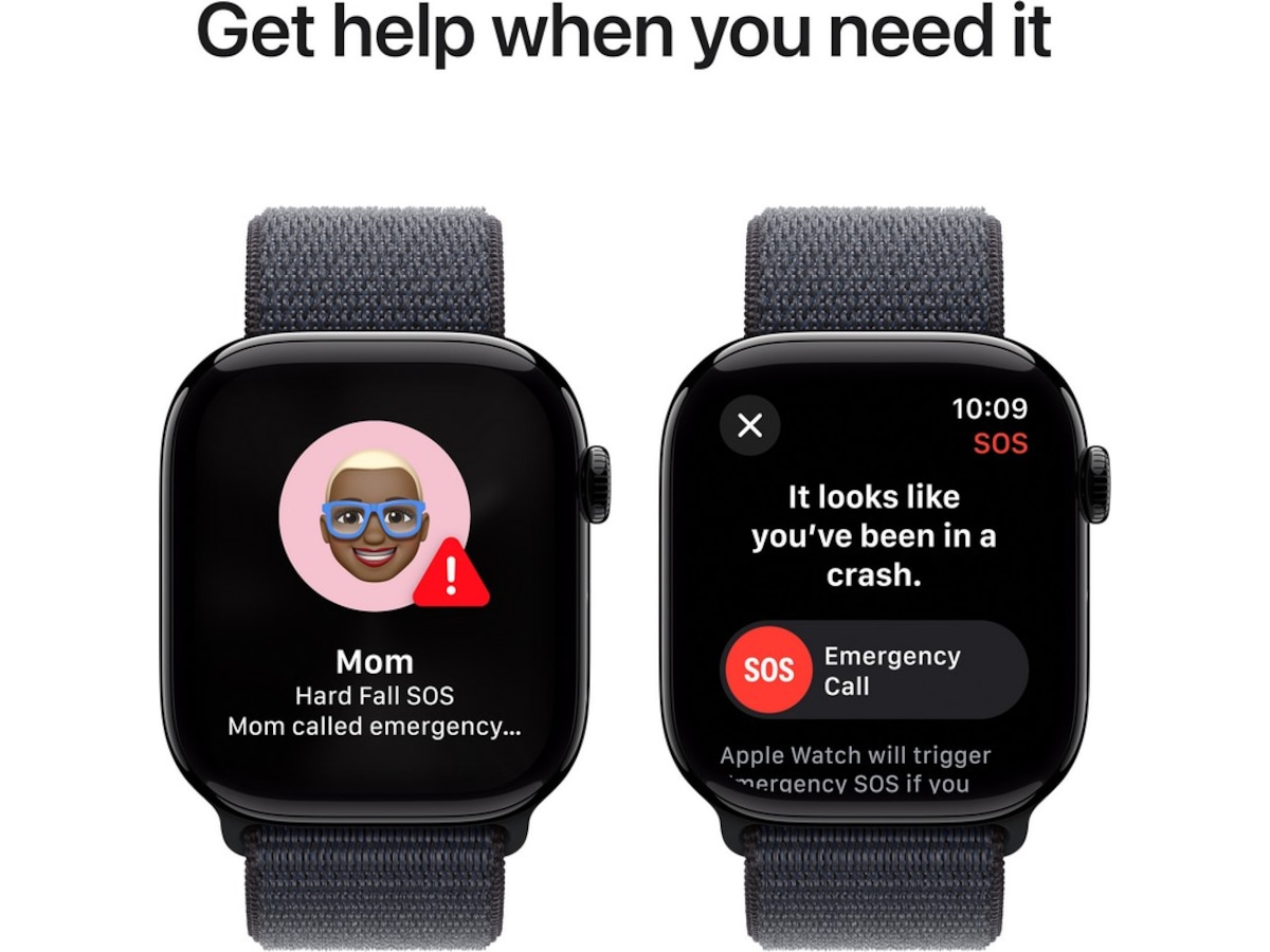 Apple Watch Series 10 46mm GPS Aluminium (gagatsvart) -B-Grade Demo klokker