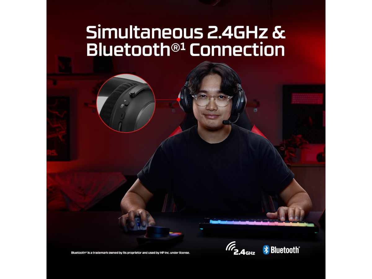 HyperX Cloud Alpha 2 Trådløst Gaming Headset (sort) -B-Grade Demo headset