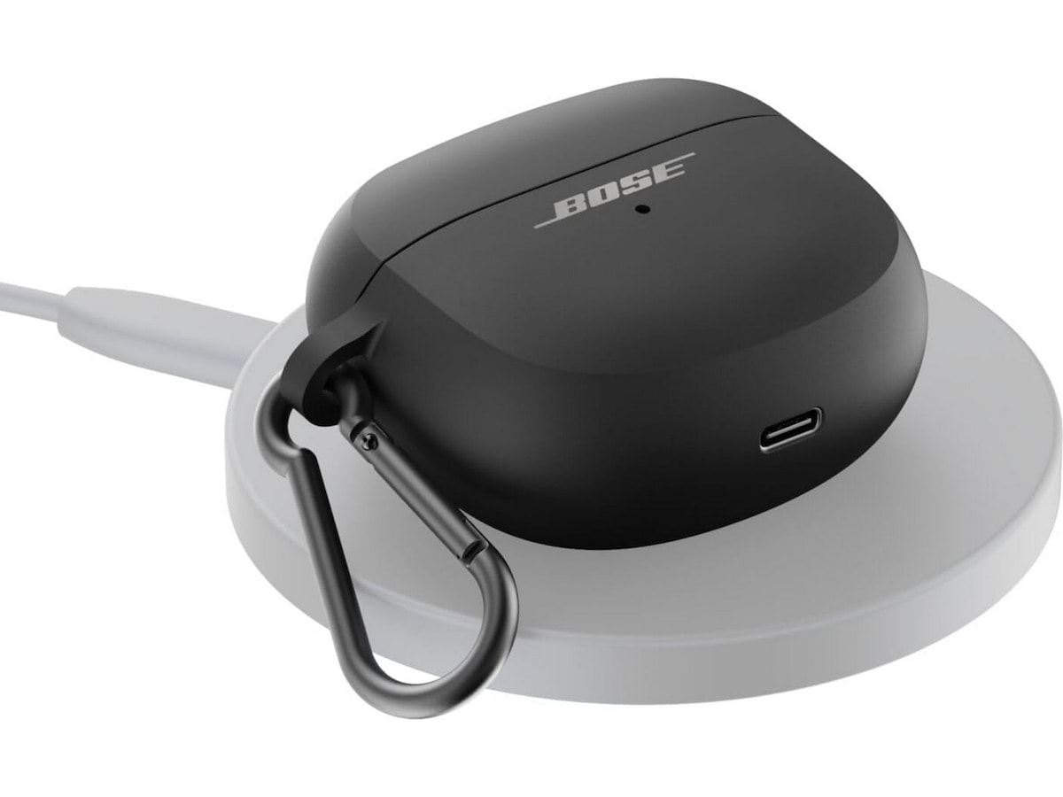 Bose Ultra trådløst ladeetui silikondeksel (sort) -B-Grade Demo headset