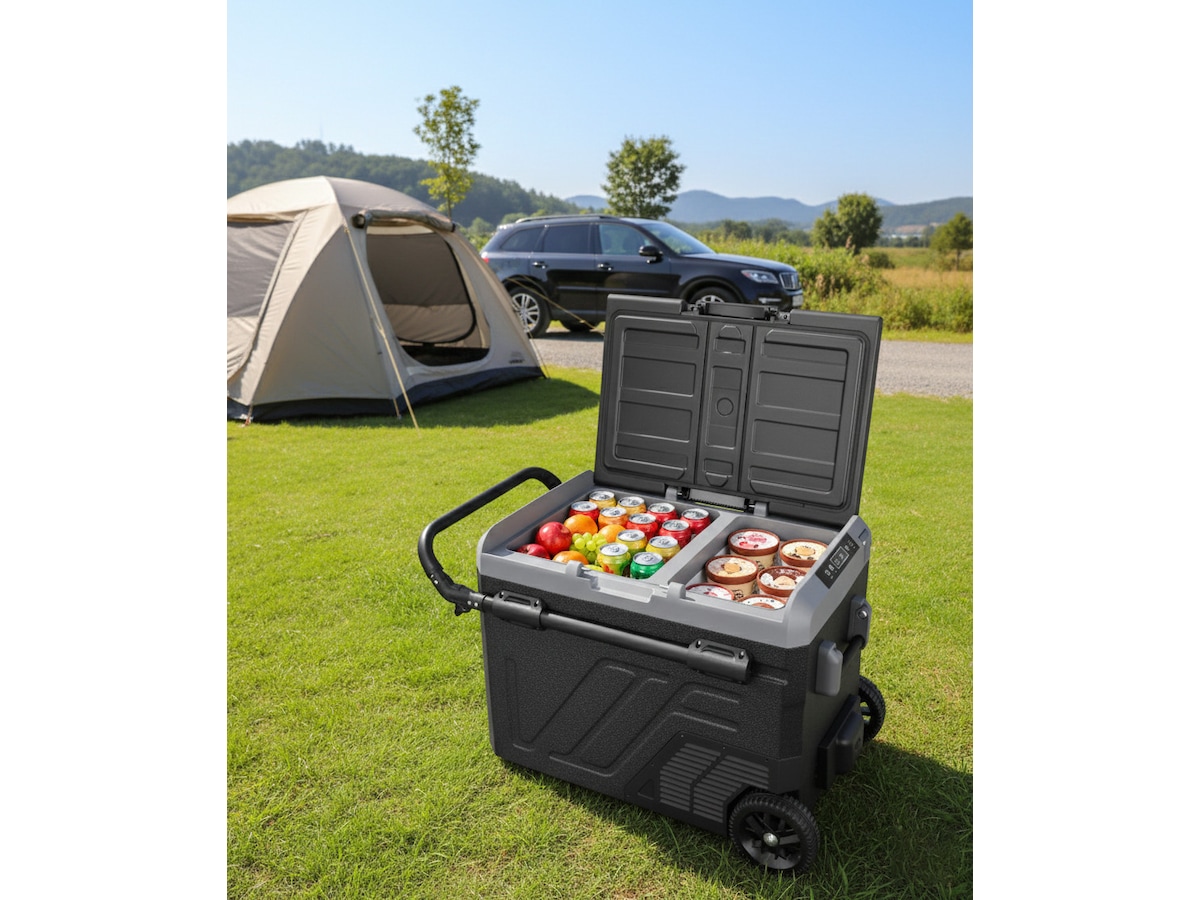 Freev Cooler Box 50L -20°C 12 timers batterilevetid Minikjøleskap