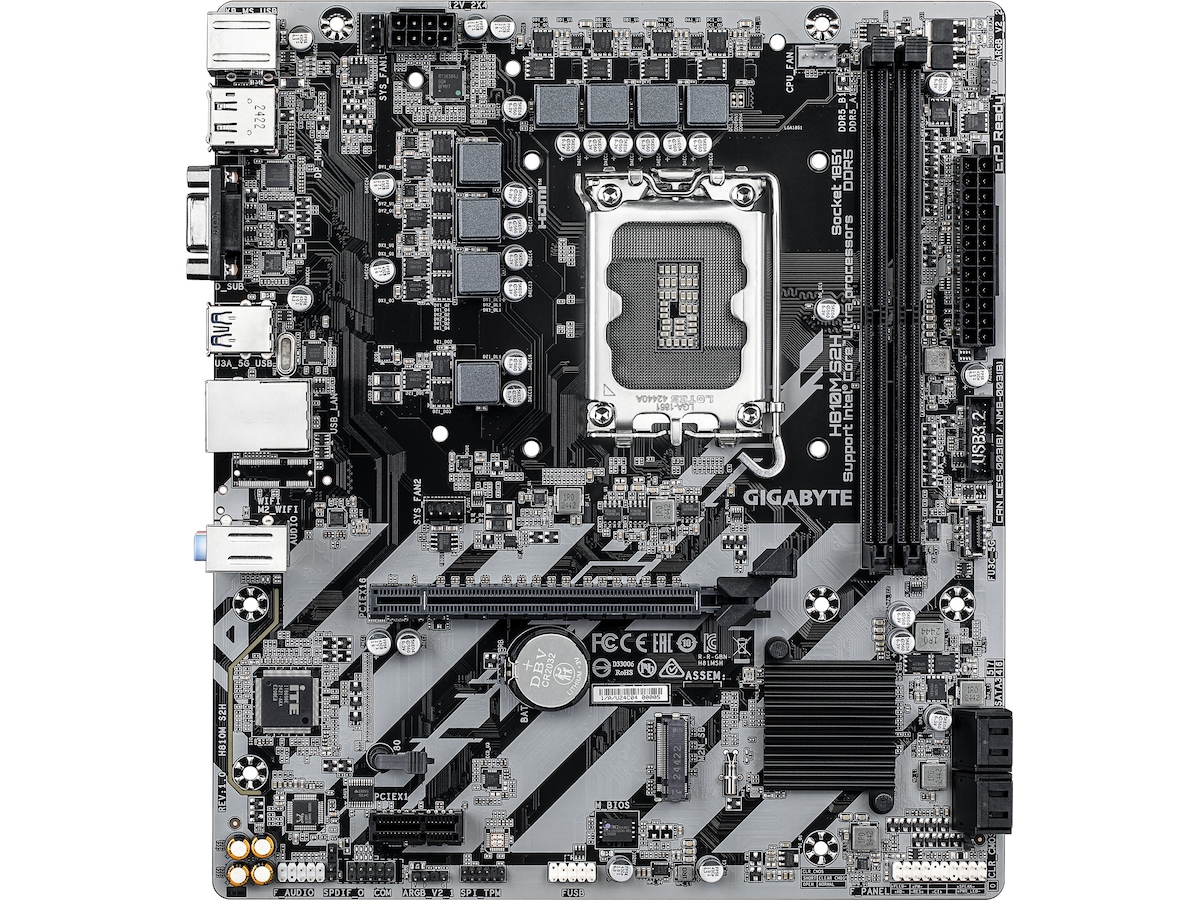 Gigabyte H810M S2H Hovedkort Intel Socket