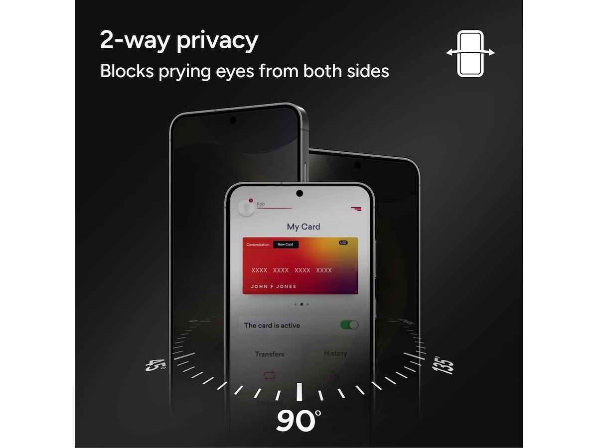 Zagg InvisibleShield Glass Elite Privacy Samsung Galaxy S26+ Skjermbeskytter