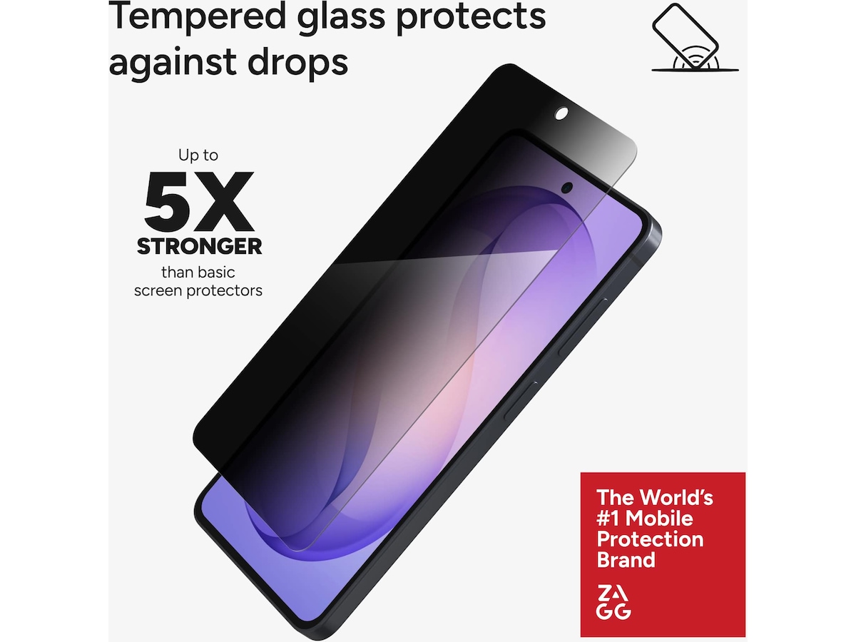 Zagg InvisibleShield Glass Elite Privacy Samsung Galaxy S26 Skjermbeskytter