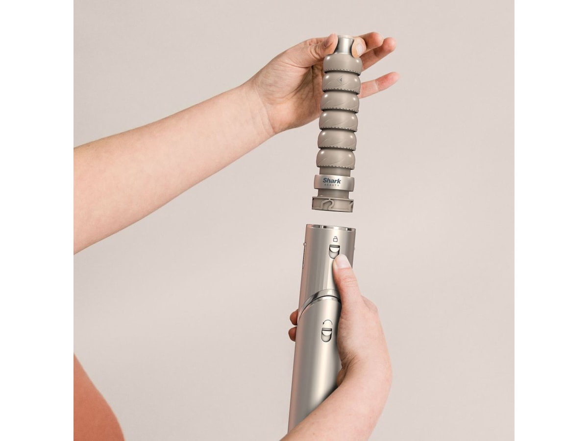 Shark HD446SLEU FlexStyle 5-in-1 Hårstyler (stone) -B-Grade Demo trening & velvære