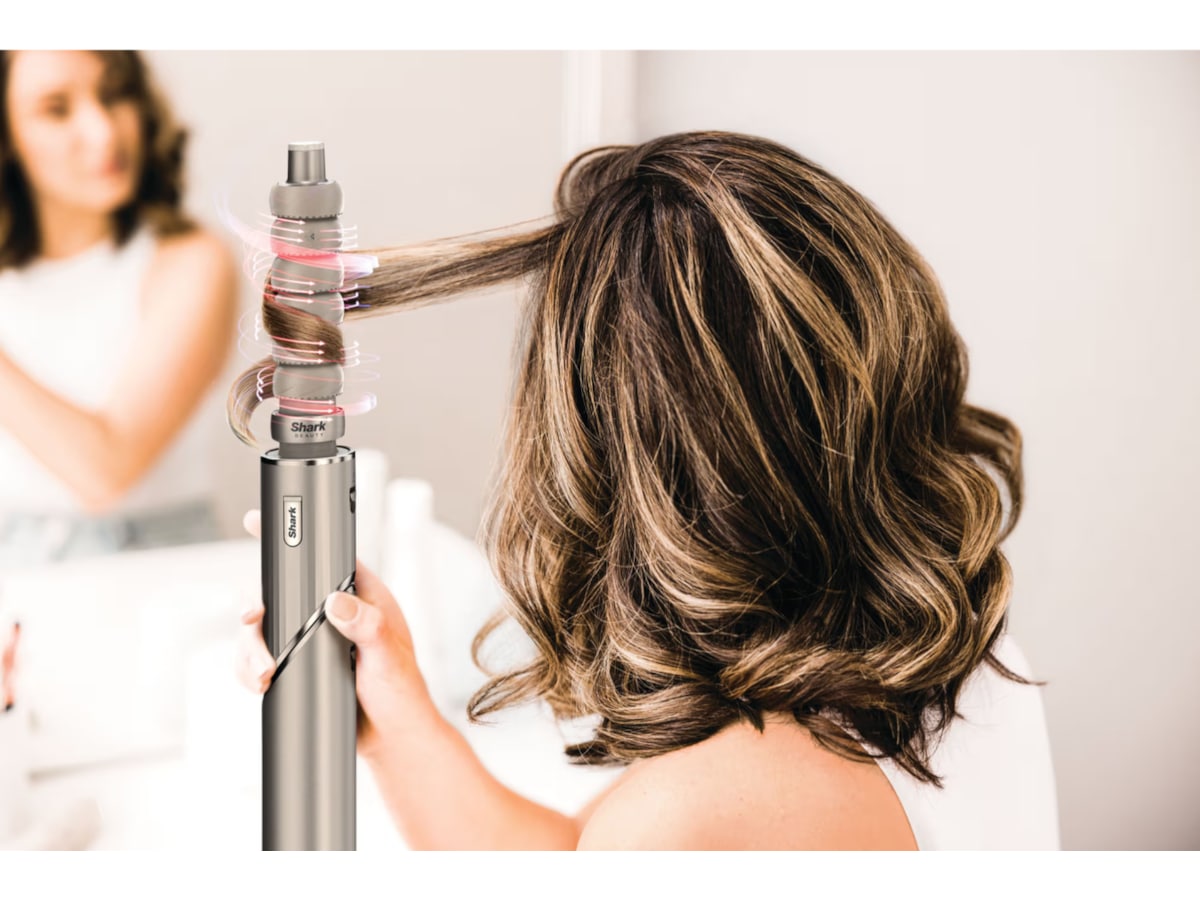 Shark HD446SLEU FlexStyle 5-in-1 Hårstyler (stone) -B-Grade Demo trening & velvære