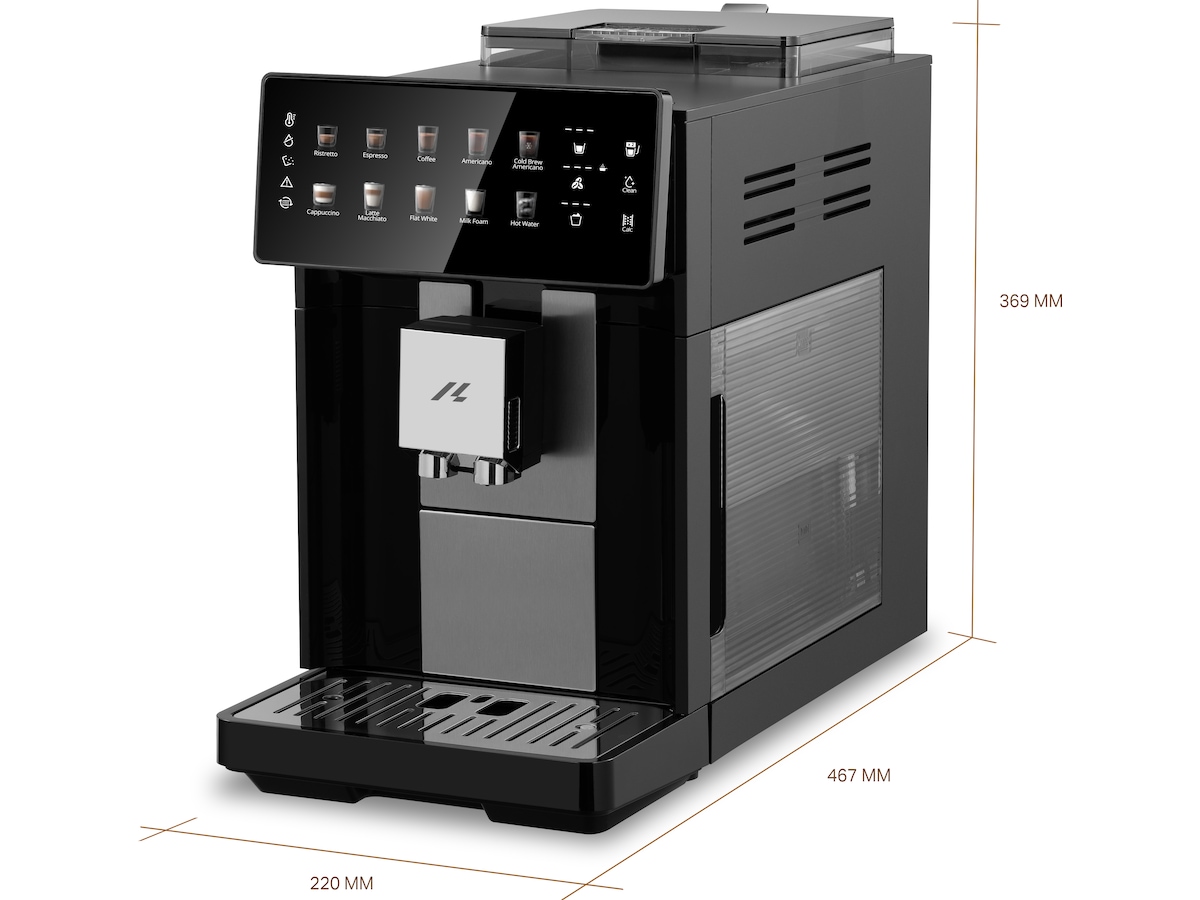 Loeffen LFFM1000 kaffemaskin med 10 drikkemodus og cold brew Espressomaskiner