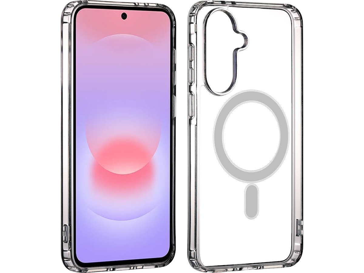 iiglo Galaxy A37 Magnetic clear case (gjennomsiktig) Mobildeksel