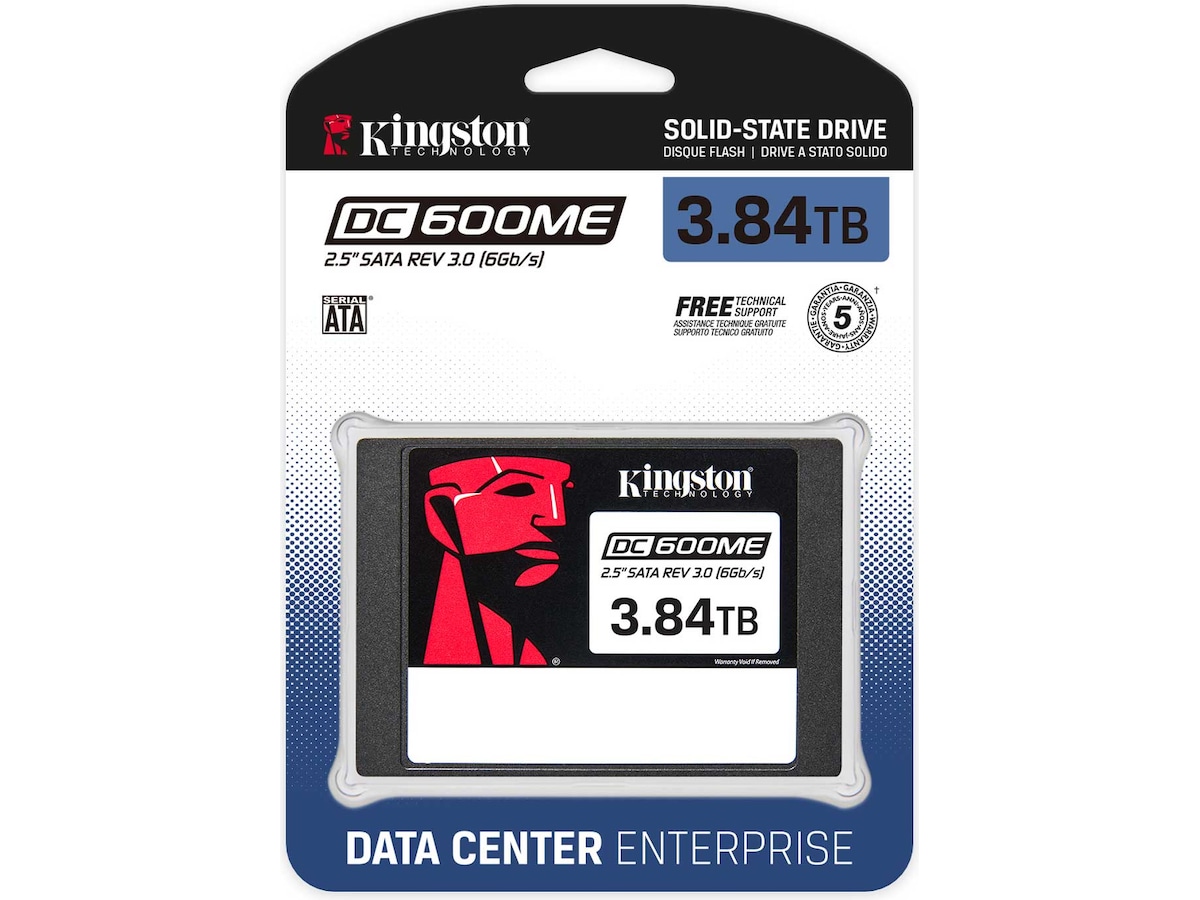 Kingston DC600ME 2.5" SATA 3.84TB -B-Grade Demo harddisker