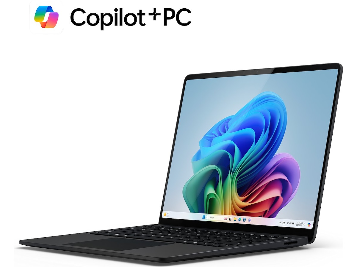 Microsoft Surface Laptop Copilot+ PC C10 13.8" touch (sort) -B-Grade Demo bærbar PC