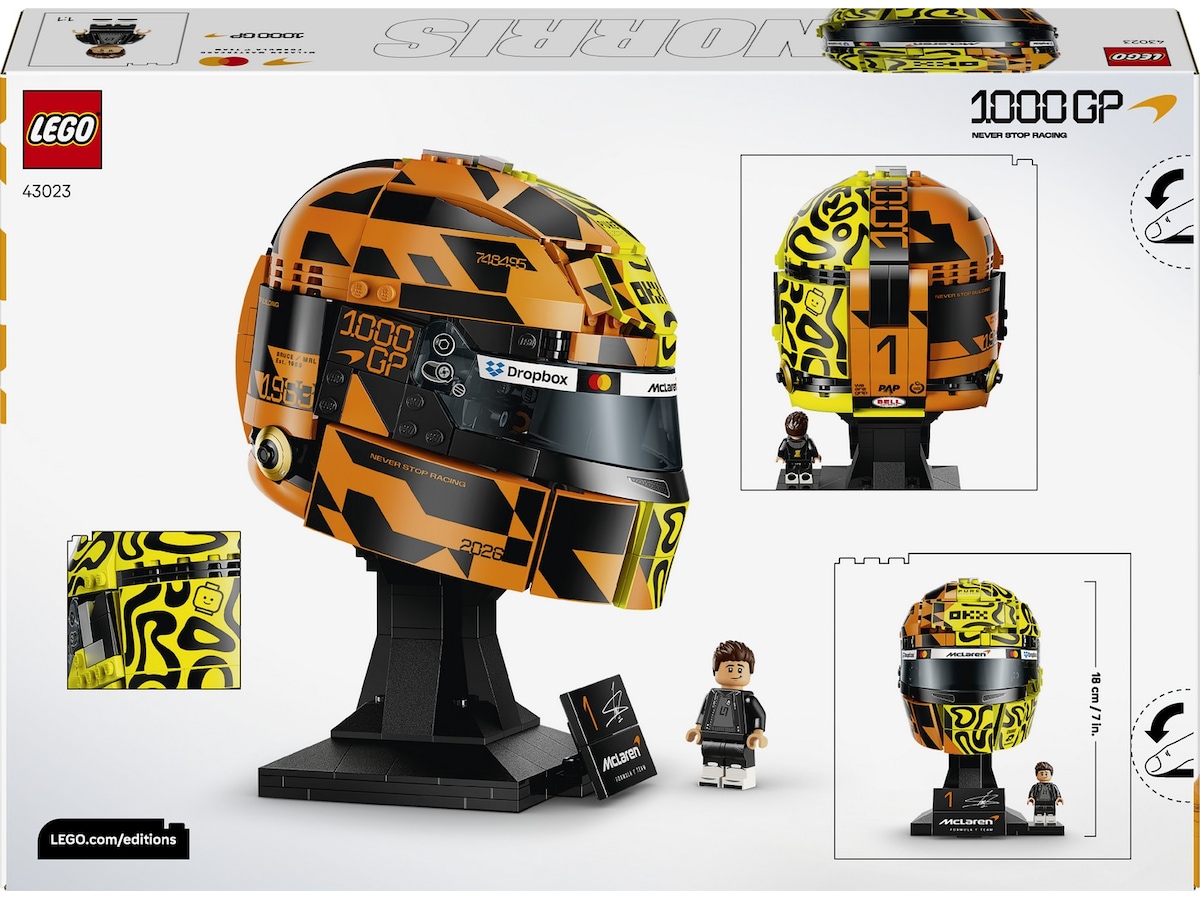 LEGO Editions Formula 1 Lando Norris Hjelm 43023 LEGO