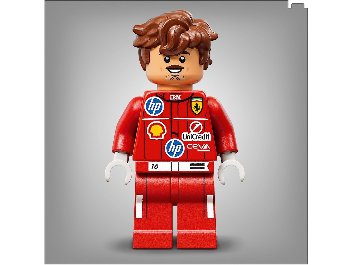 LEGO Editions Formula 1 Scuderia Ferrari HP Charles Leclerc hjelm 43014 LEGO