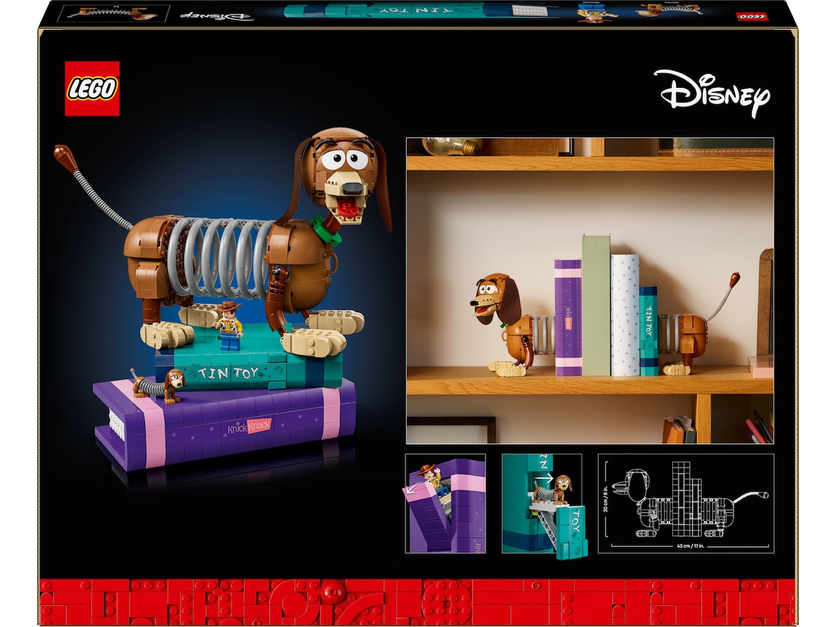 LEGO Disney og Pixar Slinky Dog Bokstøtter 43301 LEGO