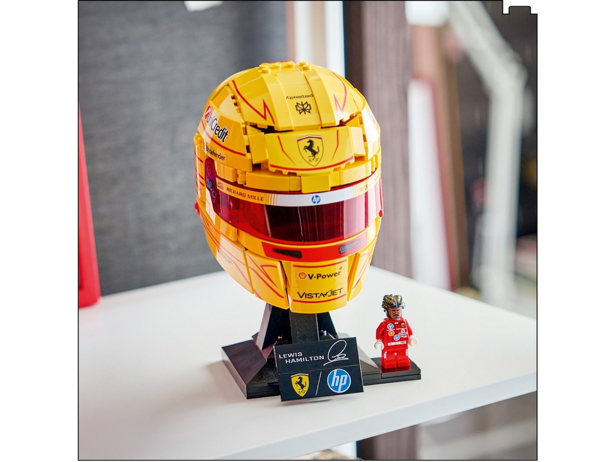 LEGO Editions Formula 1 Scuderia Ferrari HP Lewis Hamilton hjelm 43022 LEGO
