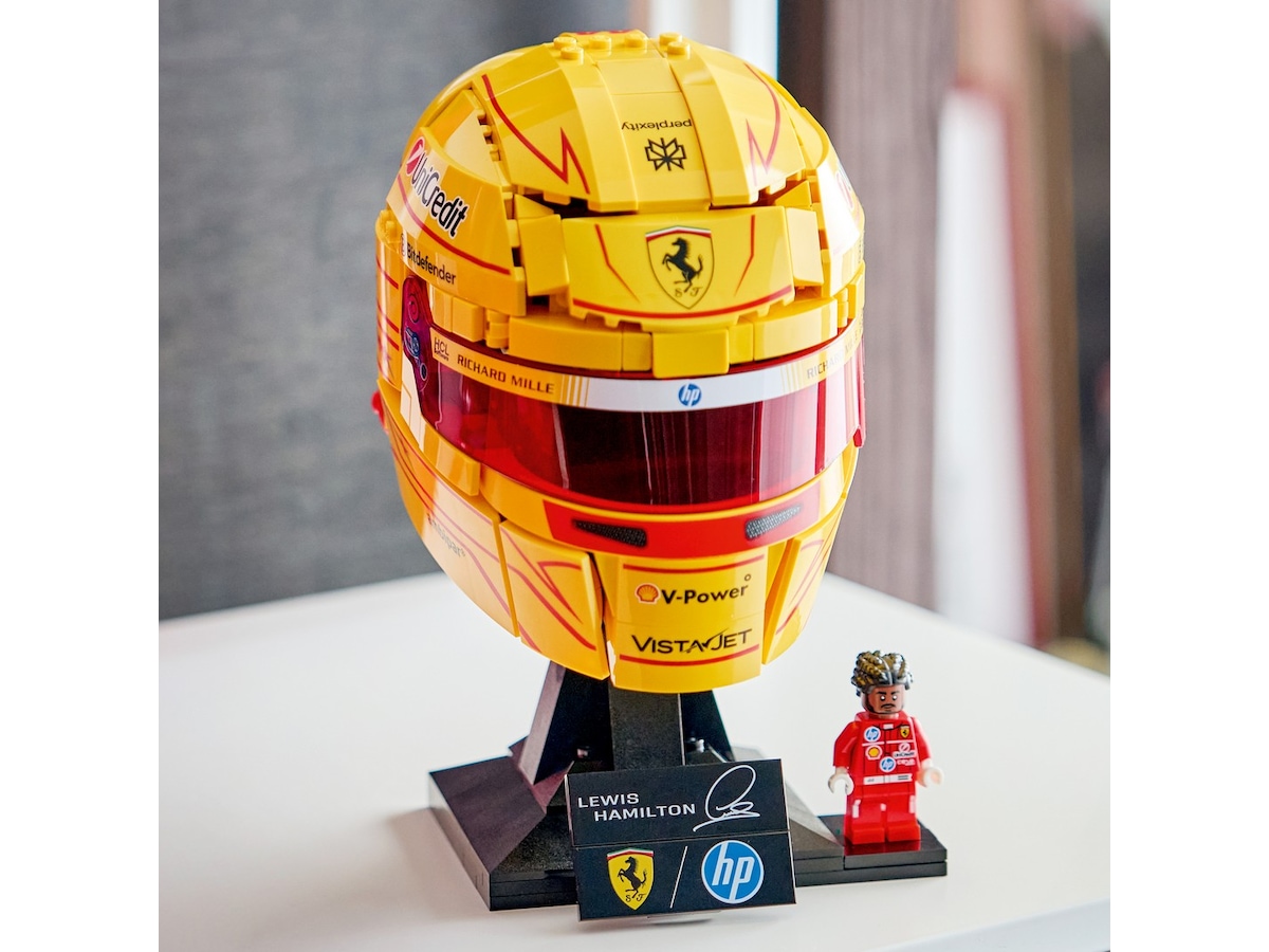 LEGO Editions Formula 1 Scuderia Ferrari HP Lewis Hamilton hjelm 43022 LEGO