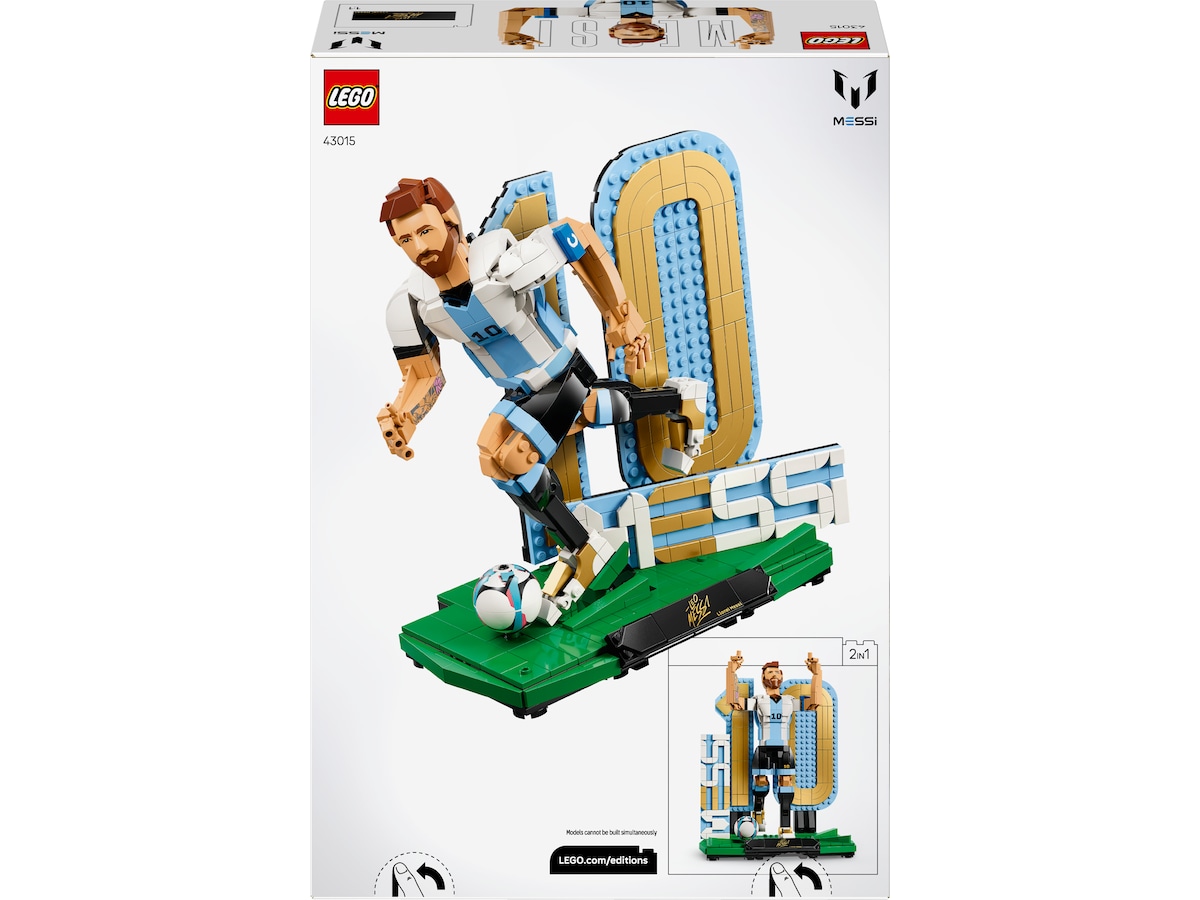 LEGO Editions Sports Lionel Messi Fotballlegende 43015  LEGO