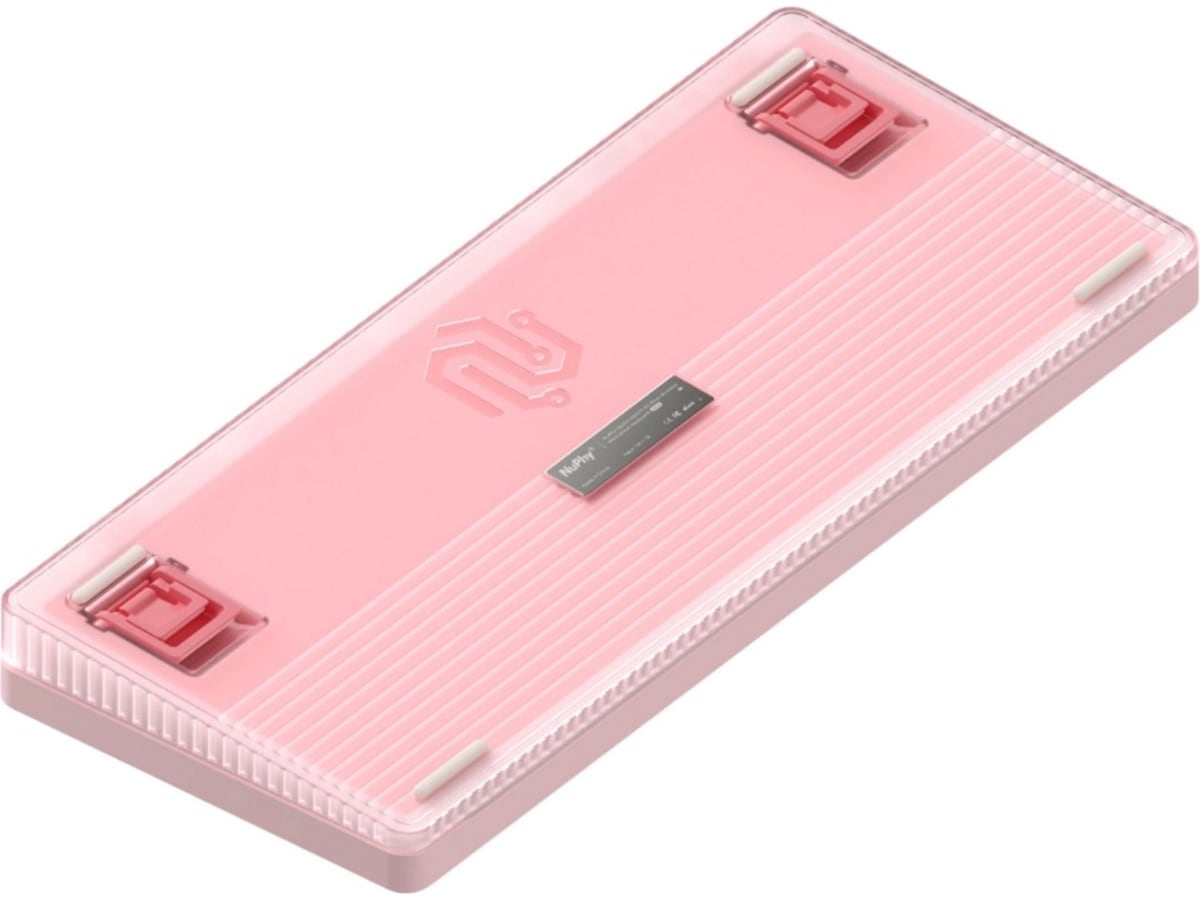 NuPhy Halo75 V2 trådløst gaming tastatur (Sakura fizz/raspberry) Gamingtastatur