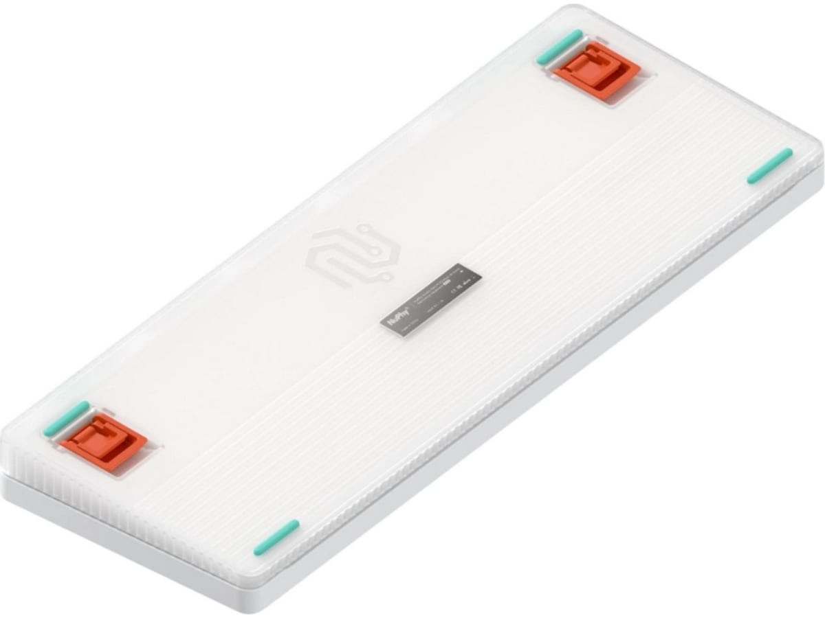 NuPhy Halo96 V2 trådløst gaming tastatur (Ionic white/Raspberry) Gamingtastatur