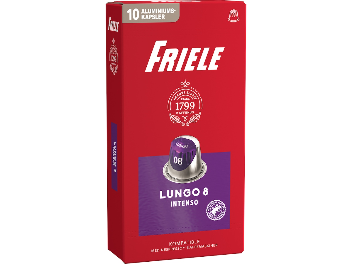Friele Lungo Intenso 8 10-pack Kaffekapsler