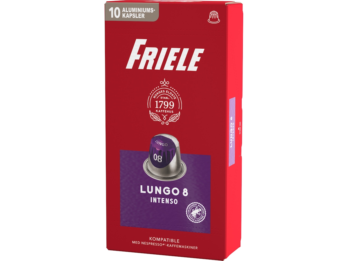 Friele Lungo Intenso 8 10-pack Kaffekapsler