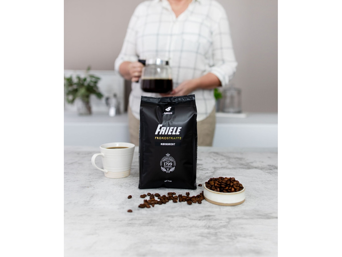 Friele Frokostkaffe Mørkbrent 500 g Kaffebønner