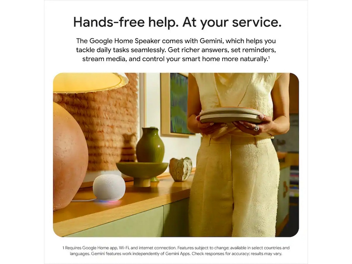 Google Home-høyttaler (hazel) Trådløs / Bluetooth-høyttaler