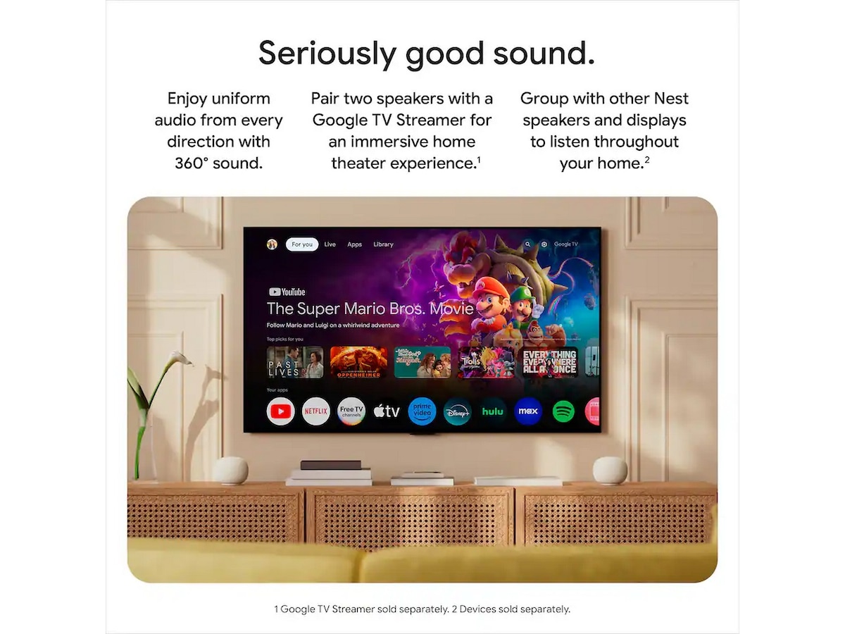Google Home-høyttaler (hazel) Trådløs / Bluetooth-høyttaler