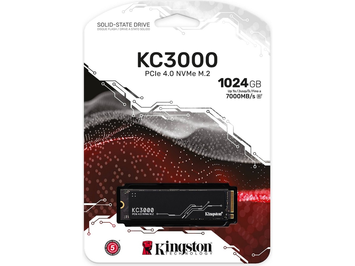 Kingston KC3000 M.2 2280 NVMe SSD 2TB -B-Grade Demo harddisker