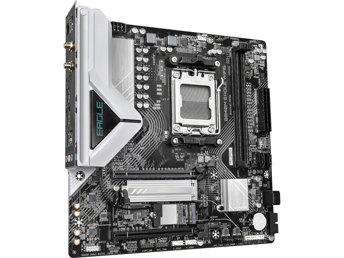 Gigabyte B840M EAGLE WIFI6 Hovedkort -B-Grade Demo hovedkort