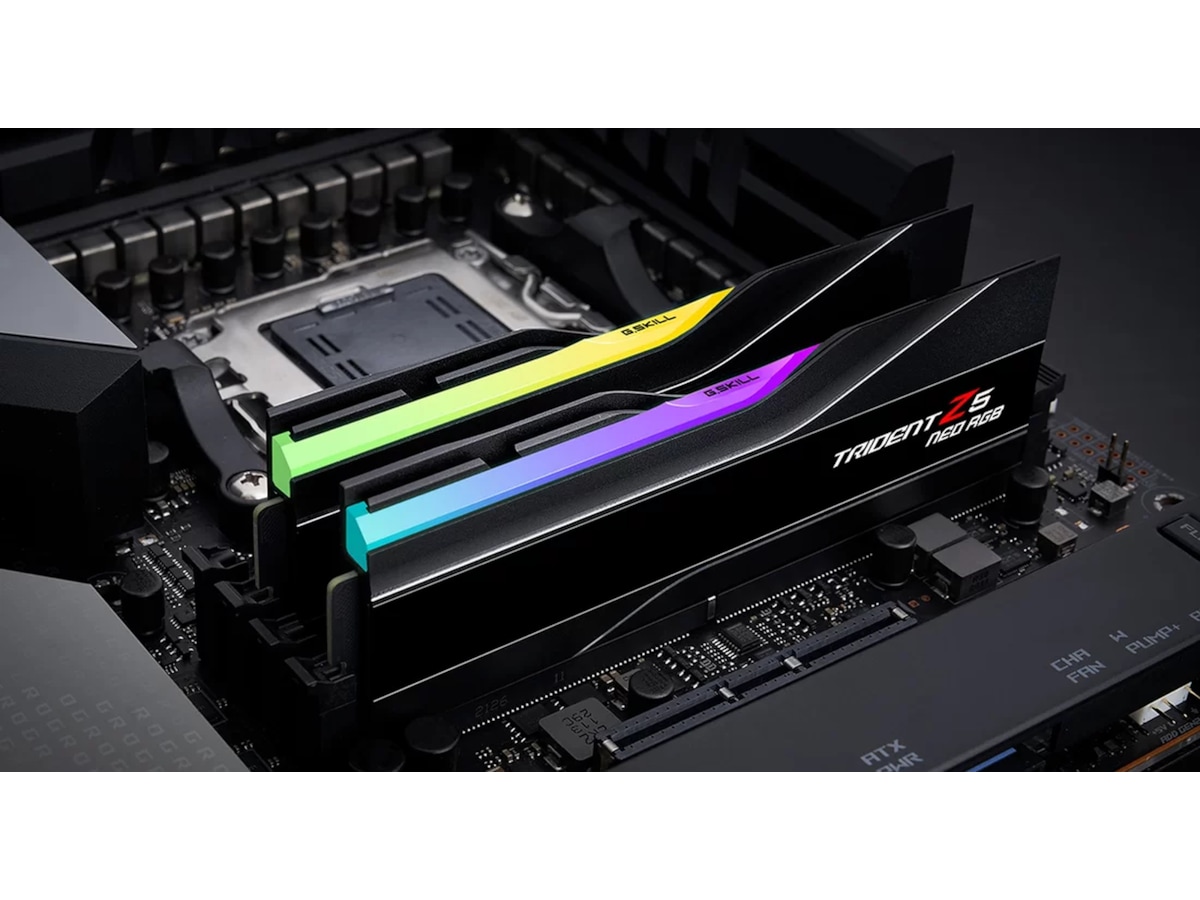 G.Skill Trident Z5 NEO 6000Mhz DDR5 64GB RGB (sort) -B-Grade Demo minne (ram)
