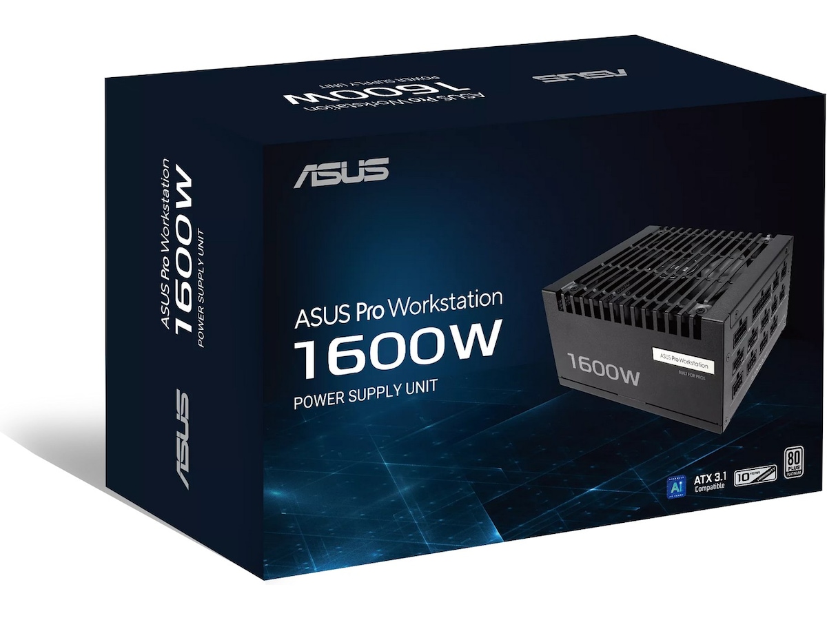 ASUS Pro WS 1600W Platinum PSU Enheter