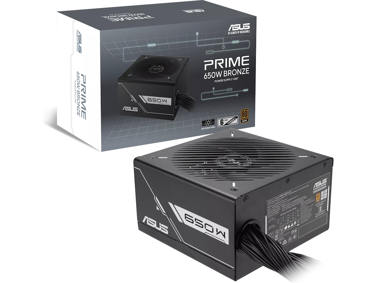 Asus Prime 650W Bronze PSU Enheter