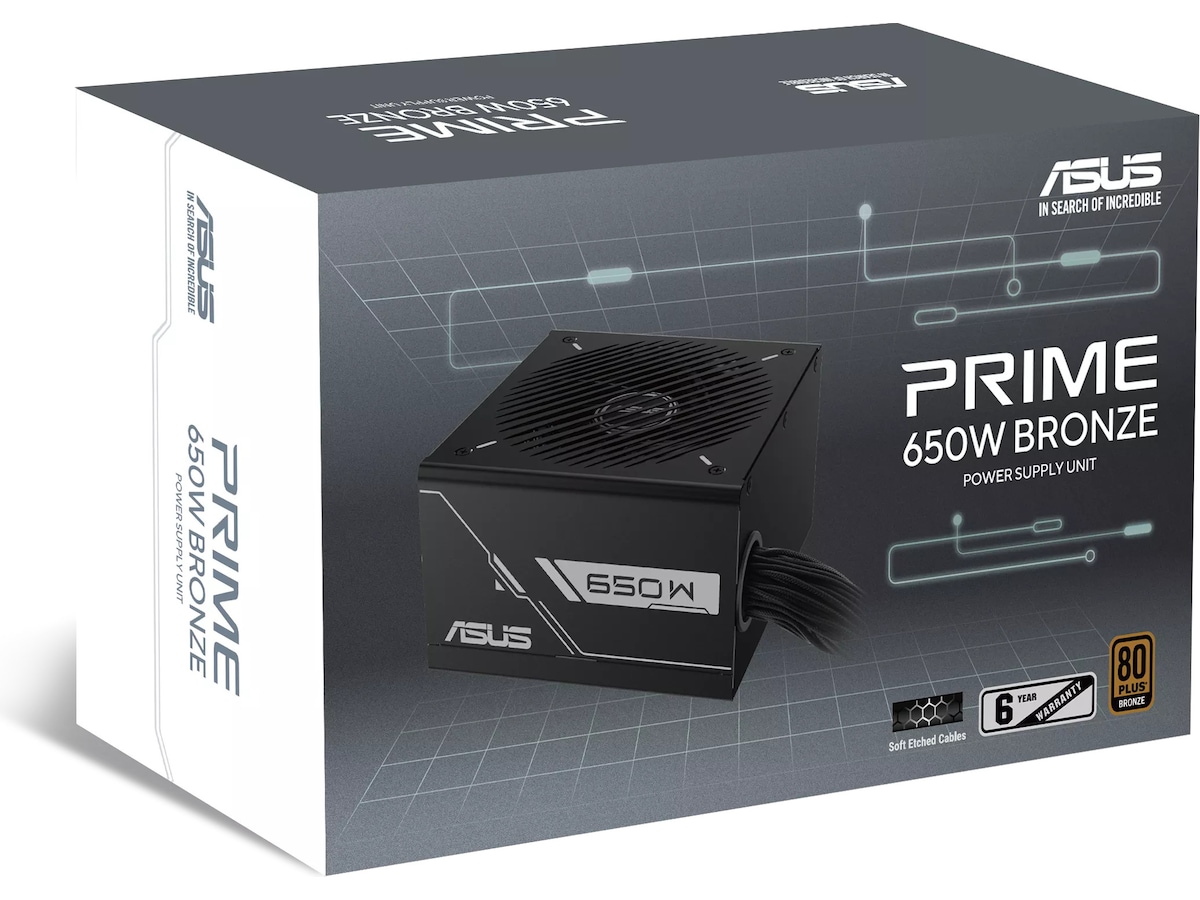 Asus Prime 650W Bronze PSU Enheter
