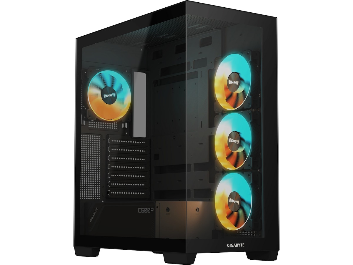 Gigabyte C500 Panoramic Stealth Mid Tower (sort) Midi tower