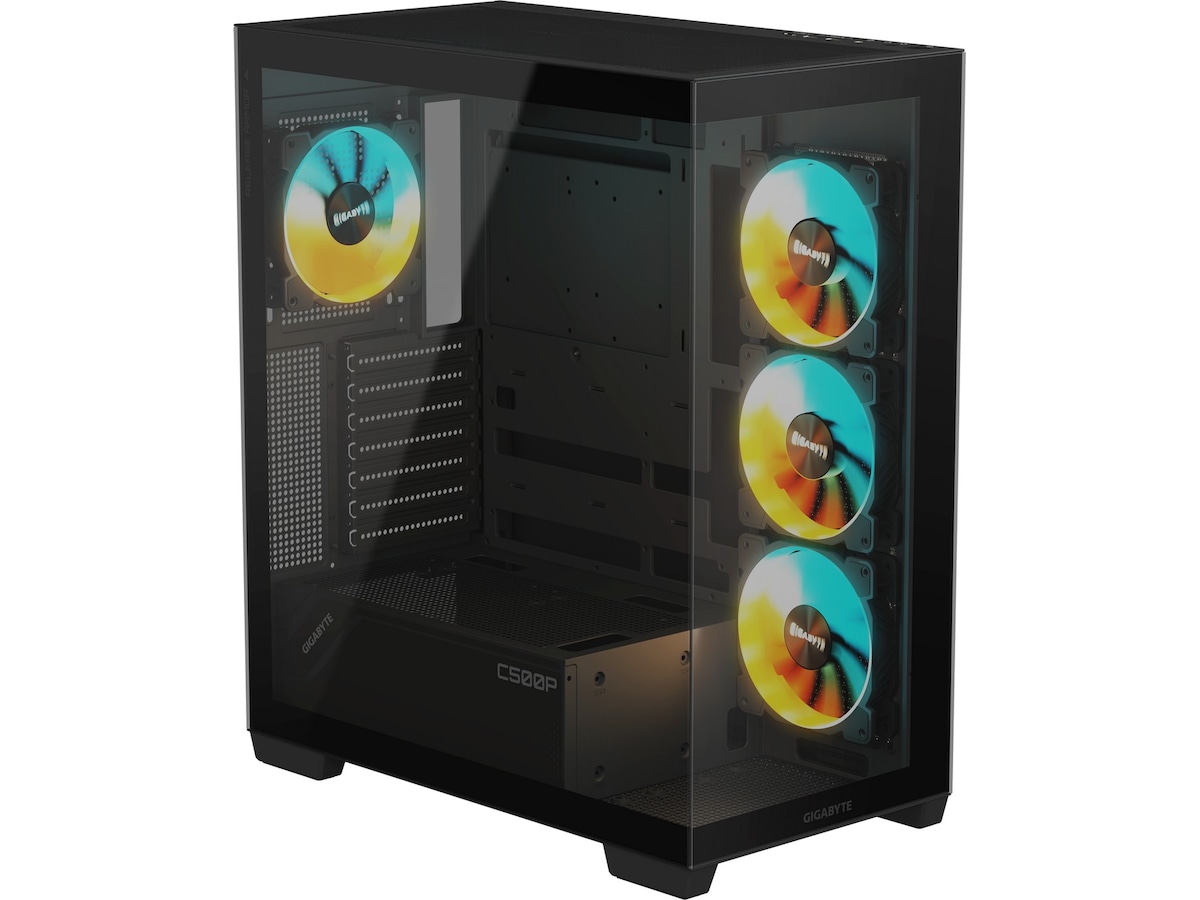 Gigabyte C500 Panoramic Stealth Mid Tower (sort) Midi tower