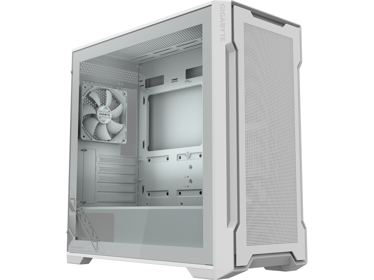 Gigabyte C102 Glass ICE Mid Tower (hvit) Mini/Micro/Nano tower