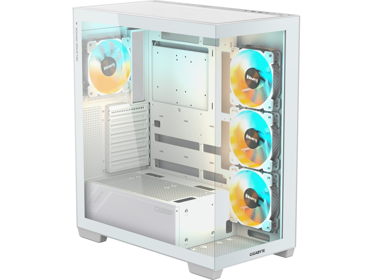 Gigabyte C500 Panoramic ICE Stealth Mid Tower (hvit) Midi tower