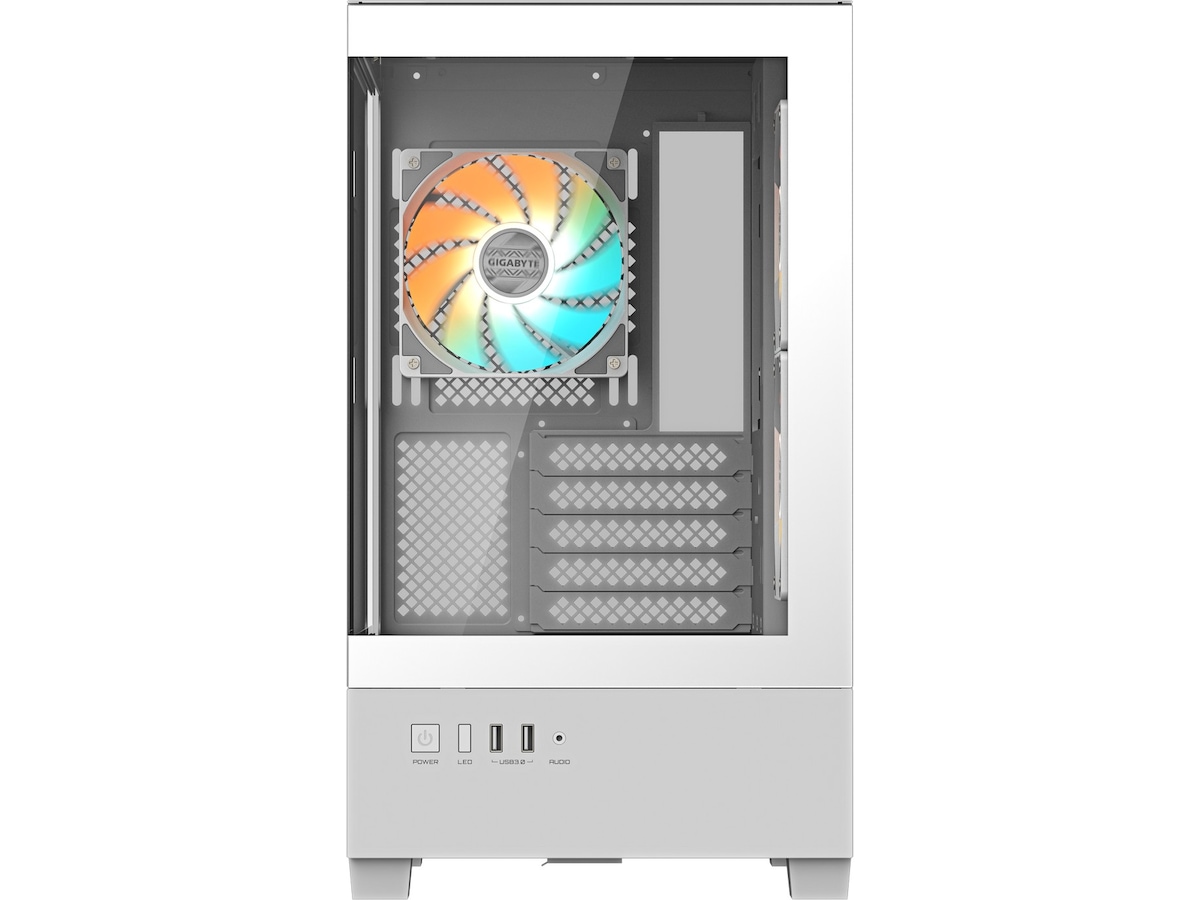 Gigabyte C201 Panoramic ICE Mid Tower (hvit) Midi tower