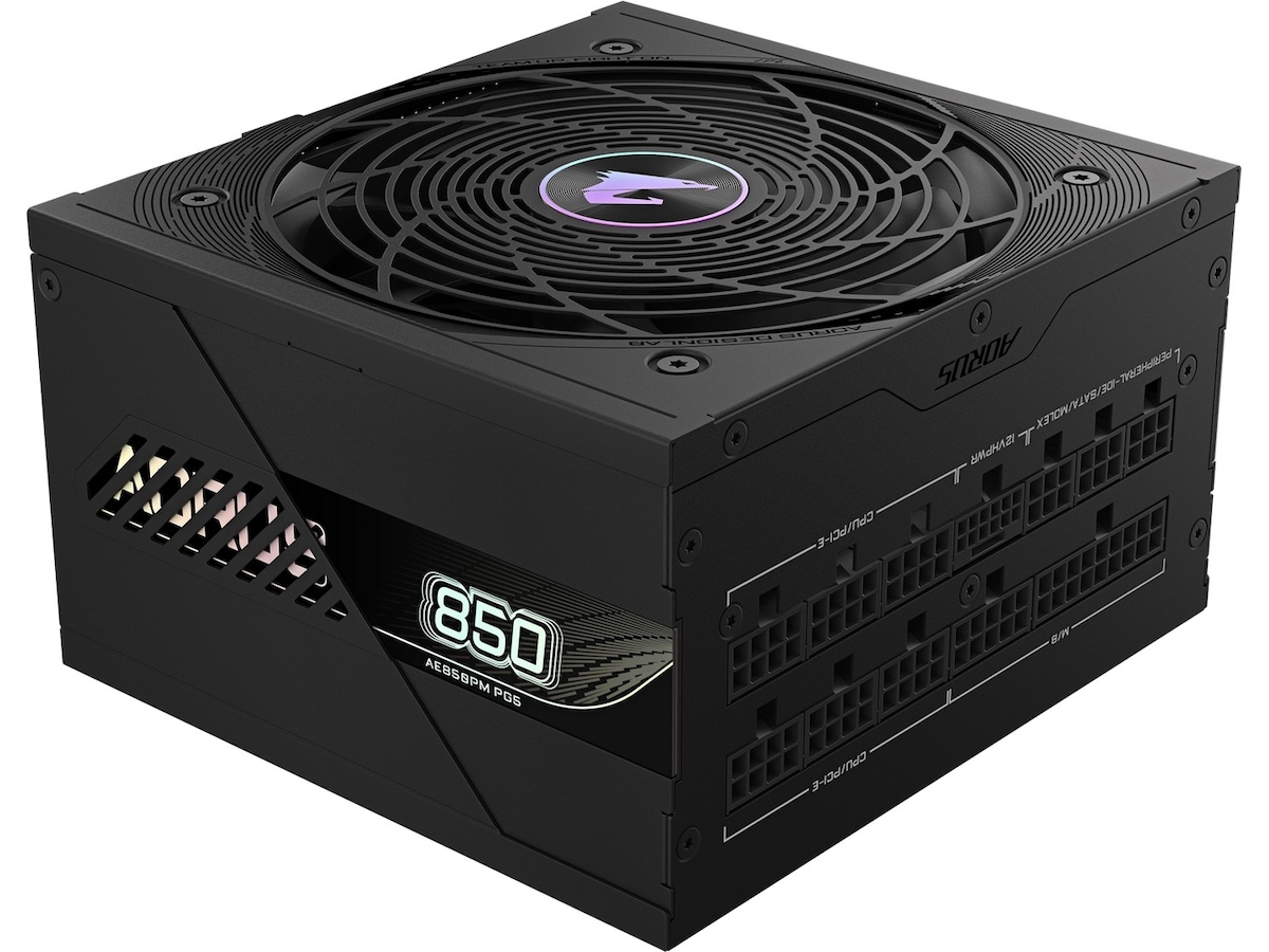 Gigabyte AORUS ELITE P850W PSU (sort) Enheter