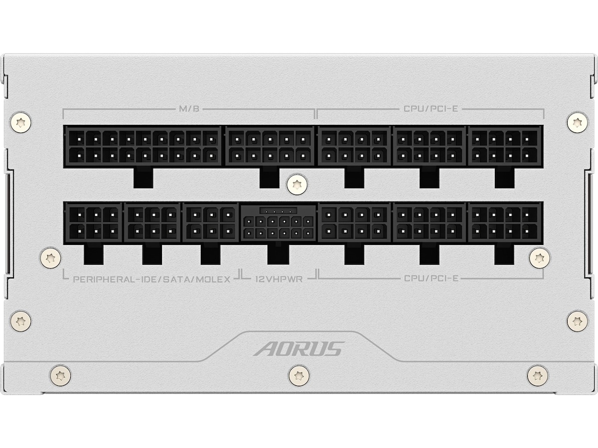 Gigabyte AORUS ELITE P1000W ICE PSU (hvit) Enheter