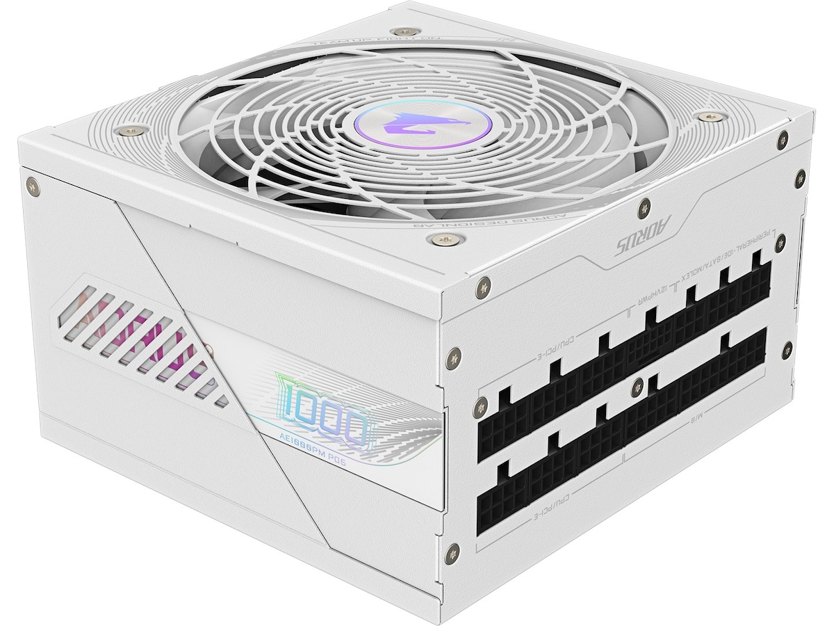 Gigabyte AORUS ELITE P1000W ICE PSU (hvit) Enheter