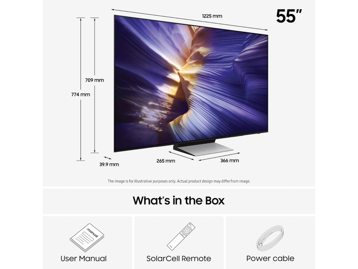 Samsung 55" S90F OLED 4K Smart TV (2025) -B-Grade Demo TV/projektor