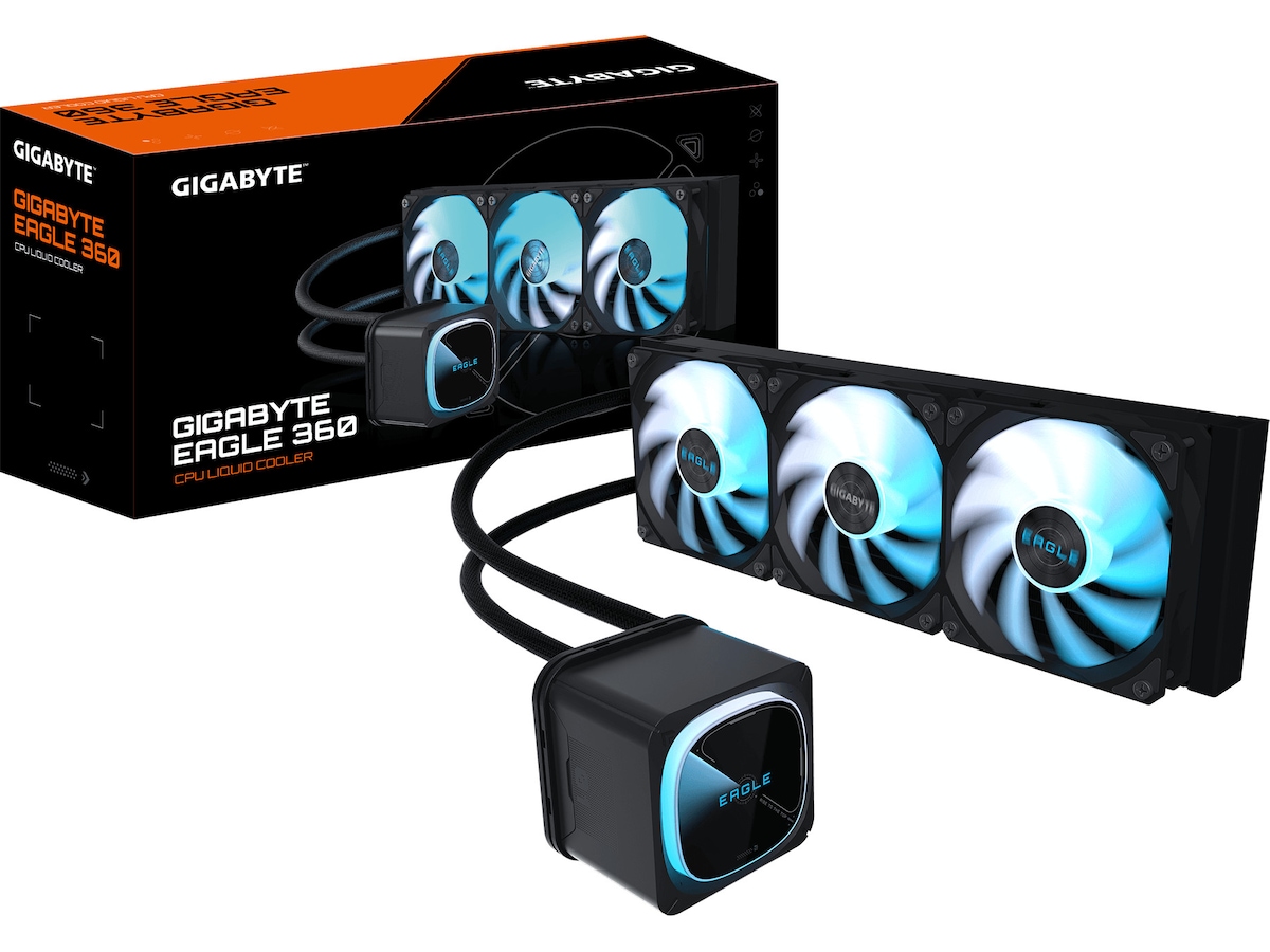 Gigabyte Eagle 360 ARGB kjøler (sort) CPU - Vannkjøling