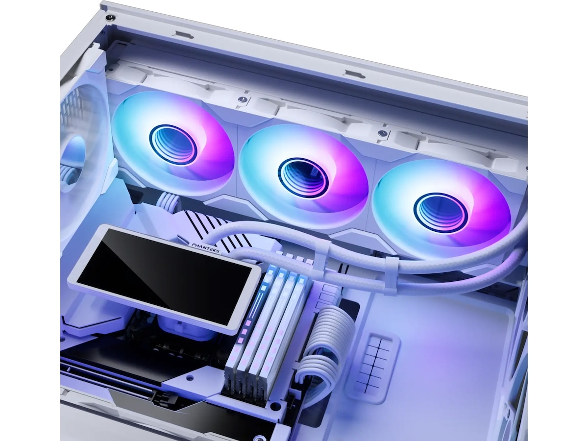 Phanteks Glacier One 36025 LCD Kjøler (hvit) CPU - Vannkjøling