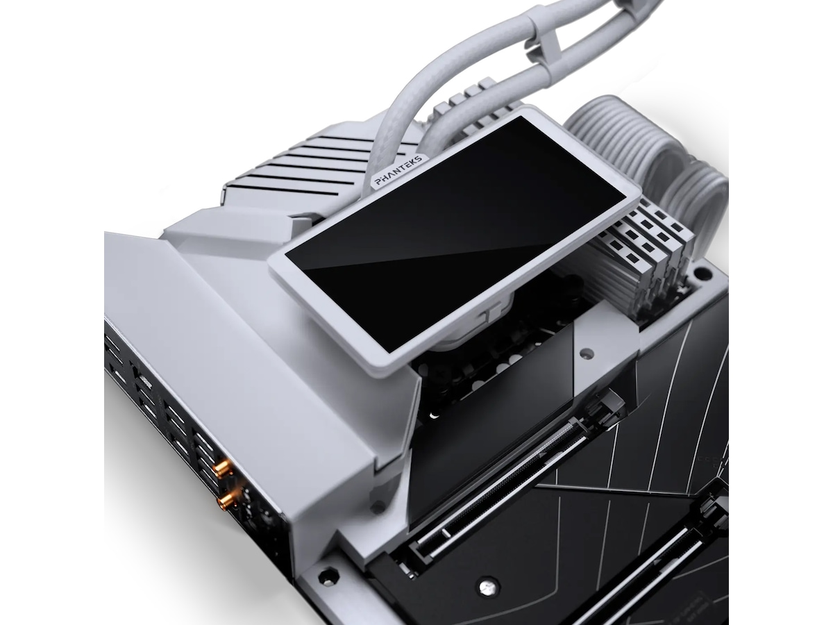 Phanteks Glacier One 36025 LCD Kjøler (hvit) CPU - Vannkjøling