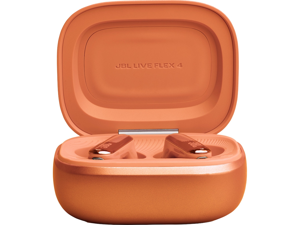 JBL LIVE FLEX 4 - Trådløse ørepropper med ANC (orange) Ørepropper