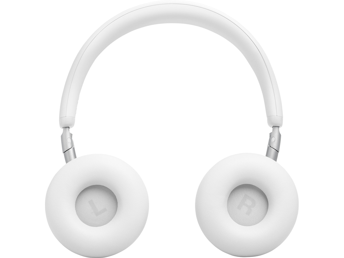 JBL LIVE 680NC Trådløse on-ear hodetelefoner (vit) Hodetelefoner