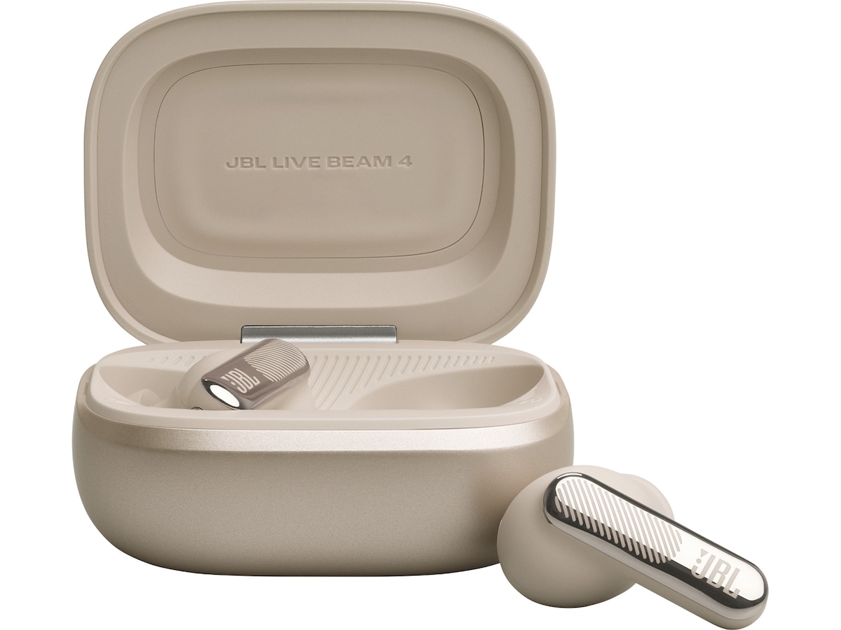 JBL Live Beam 4 trådløse ørepropper (champagne) Ørepropper
