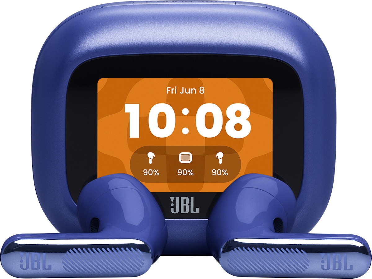 JBL LIVE FLEX 4 - Trådløse ørepropper med ANC (blå) Ørepropper