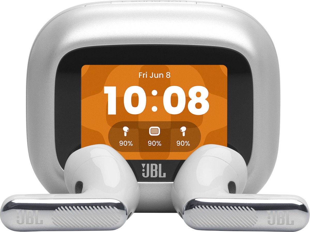JBL LIVE FLEX 4 Trådløse ørepropper (sølv) Ørepropper